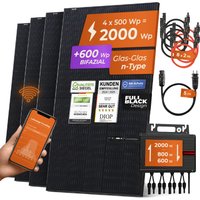 SOLARWAY Balkonkraftwerk 2000 Watt | Envertech 2000 Watt | Bifazial inkl. App & WiFi | Komplett von Solarway GmbH