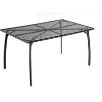 Gartentisch VENEDIG, ca. 140 x 90 x 74 cm - Anthrazit von Solax Sunshine