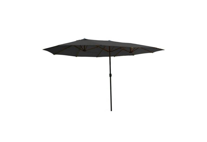 Solax-Sunshine Sonnenschirm Ovaler Sonnenschirm 4,6 x 2,7 m in Anthrazit ohne Standfuß, Ovaler Sonnenschirm 4,6 x 2,7 m in Anthrazit ohne Standfuß von Solax-Sunshine
