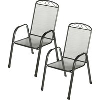 Stapelstuhl VENEDIG - 2er-Set, Ca. 55 x 74 x 98 cm von Solax Sunshine