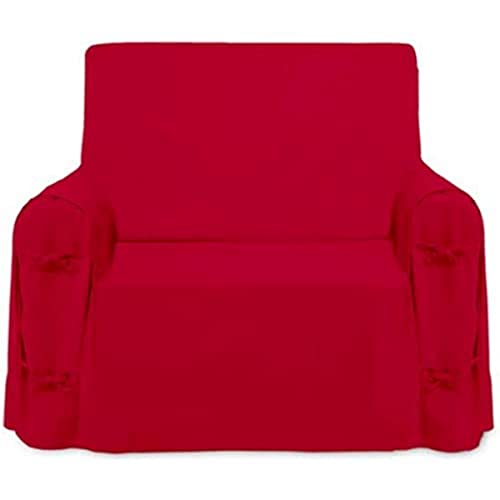 Soleil d'ocre Abdeckung von Sessel in Baumwolle Panama Rot, 90 x 270 cm Soleil d'ocre Abdeckung von Sessel in Baumwolle Panama Rot, 90 x 270 cm von Soleil d'ocre