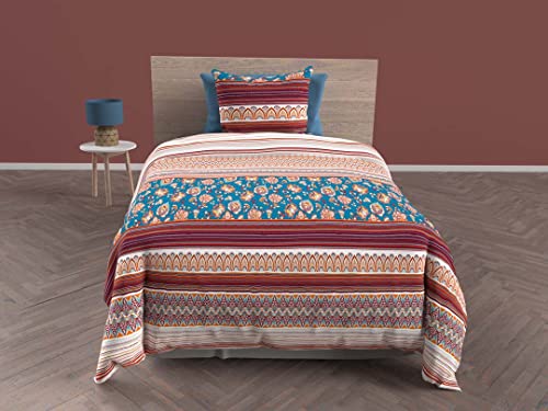 Soleil d'Ocre Jaipur Abdeckung von Tröster + 1 schneiden, Baumwolle, Blau, 140 x 200 cm Soleil d'Ocre Jaipur Abdeckung von Tröster + 1 schneiden, Baumwolle, Blau, 140 x 200 cm von Soleil d'ocre