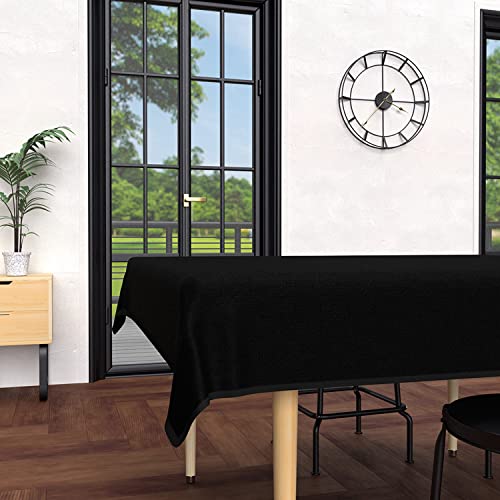 Soleil d'ochre, rechteckige Anti-Flecken-Tischdecke aus gewaschener Mikrofaser, 160 x 270 cm, Boheme Schwarz Soleil d'ochre, rechteckige Anti-Flecken-Tischdecke aus gewaschener Mikrofaser, 160 x 270 cm, Boheme Schwarz von Soleil d'ocre