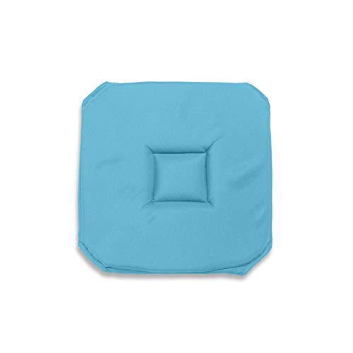 Soleil d'Ocre 008236 Alix Sitzpolster aus Polyester, Gobelin, 40 x 3 x 40 cm, Blau/türkisfarben Soleil d'Ocre 008236 Alix Sitzpolster aus Polyester, Gobelin, 40 x 3 x 40 cm, Blau/türkisfarben von Soleil d'ocre