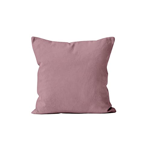 Soleil d'ocre 526235 Alix Abdeckung von Kissen Polyester Rose 60 x 60 cm von Soleil d'ocre