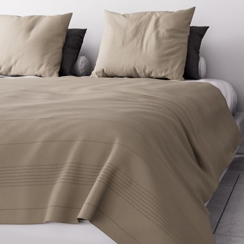 Soleil d'ocre Adele, Berichterstattung zündete, geworfen von Sofa, Polycoton, Ecru, 220 x 240 cm Soleil d'ocre Adele, Berichterstattung zündete, geworfen von Sofa, Polycoton, Ecru, 220 x 240 cm von Soleil d'ocre