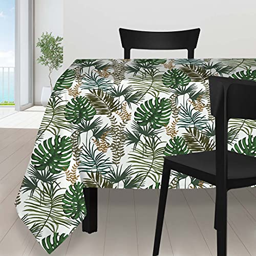 Soleil d'Ocre Amazonas Nappe, Polyester, Mehrfarbig, 140 x 240 cm von Soleil d'ocre