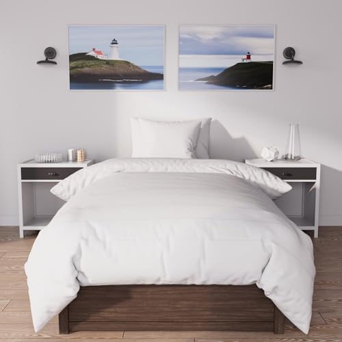 Soleil d'ocre Bettdecke Weiß 140X200 cm Weich von Soleil d'ocre