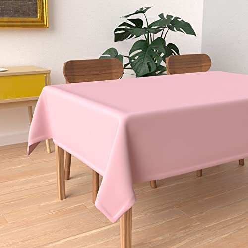 Soleil d'ocre Nappe Antitache Rechteck 160x270 cm Alix Rose, Polyester von Soleil d'ocre