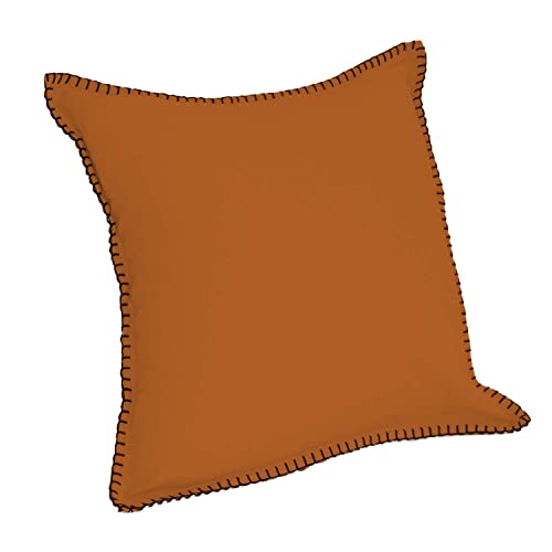 Soleil d'Ocre Kissen, Gelb, 40 x 40 cm von Soleil d'ocre