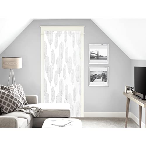 Soleil d'ocre LALY Verschleierung Tor Fenster, Polyester, Weiß, 90 x 200 cm von Soleil d'ocre