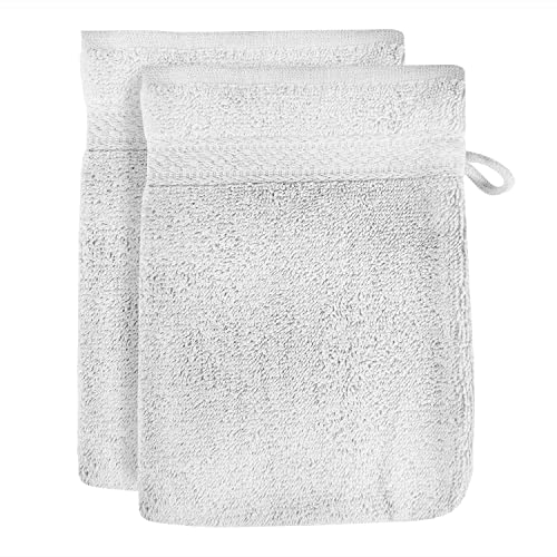 Soleil d'Ocre Lagune Viel von 2 Handschuhe von Toilette, Baumwolle, Weiß, 16 x 21 cm Soleil d'Ocre Lagune Viel von 2 Handschuhe von Toilette, Baumwolle, Weiß, 16 x 21 cm von Soleil d'ocre