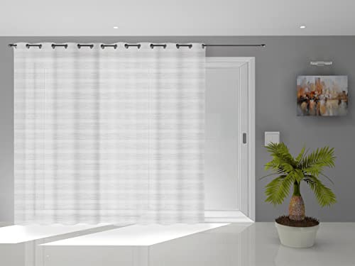 Soleil d'ocre Louis Voilage, Polyester, Weiß, 280 x 250 cm von Soleil d'ocre