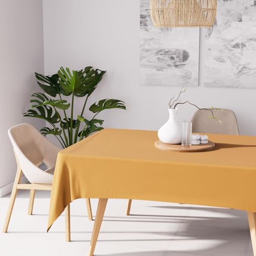 Soleil d'ocre Nappe, Gelb, 160 x 270 cm von Soleil d'ocre
