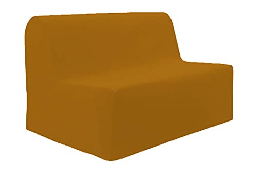 Soleil d'Ocre Panama Abdeckung von Bz, Baumwolle, Gelb, 140 x 204 cm von Soleil d'ocre