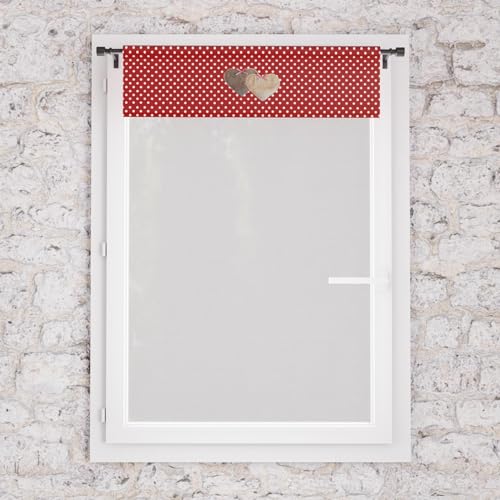 Soleil d'ocre Gebrochen Vize Wenngleich Baumwolle 60x90 cm Liebe Rot Soleil d'ocre Gebrochen Vize Wenngleich Baumwolle 60x90 cm Liebe Rot von Soleil d'ocre