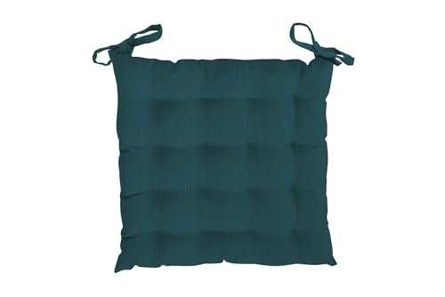 Soleil d'Ocre Über von Chaise gepolstert, Blau, 40 x 40 x 5 cm Soleil d'Ocre Über von Chaise gepolstert, Blau, 40 x 40 x 5 cm von Soleil d'ocre