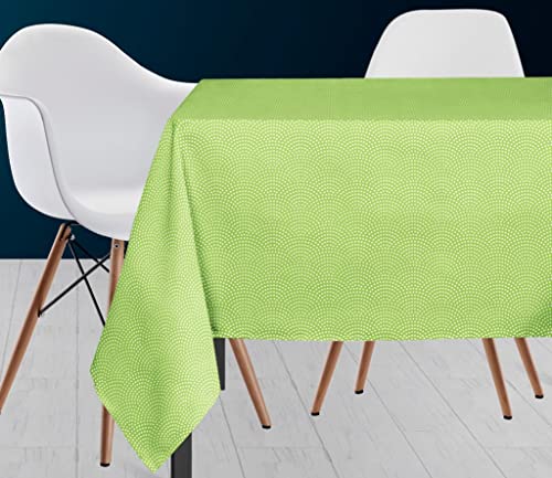 Soleil d'ocre Köder Nappe, Polyester, Grün, 180 x 180 cm Soleil d'ocre Köder Nappe, Polyester, Grün, 180 x 180 cm von Soleil d'ocre