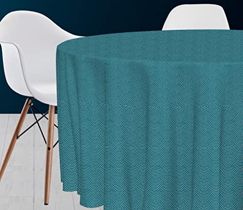 Soleil d'ocre Köder Nappe, Polyester, Blau, Durchmesser 180 cm Soleil d'ocre Köder Nappe, Polyester, Blau, Durchmesser 180 cm von Soleil d'ocre