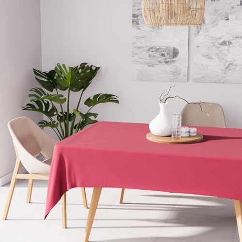 Soleil d'ocre Nappe, Rose, 160 x 270 cm von Soleil d'ocre