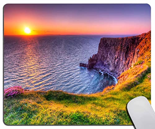 Cliffs of Moher Irland Sonnenuntergang Mauspad für Computer & Laptop, rutschfeste Gummiunterseite, Mauspad für Zuhause, Büro & Gaming, 20,1 x 24,1 cm Cliffs of Moher Irland Sonnenuntergang Mauspad für Computer & Laptop, rutschfeste Gummiunterseite, Mauspad für Zuhause, Büro & Gaming, 20,1 x 24,1 cm von Solekla