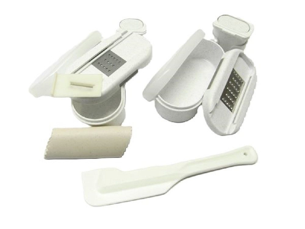 Solid-Line Küchenreibe Knoblauch -und Käsereibe Set 9tlg., (9-St), Schnittschutz vorhanden von Solid-Line
