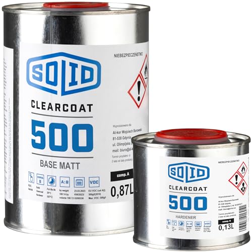 Polyurethan Farbe SCHIFFSFARBE SOLID Clearcoat 500-1L, Lack, Wahl Finish: Matt oder Glanz, Hohe Widerstandsfähigkeit (Matt) von Solid