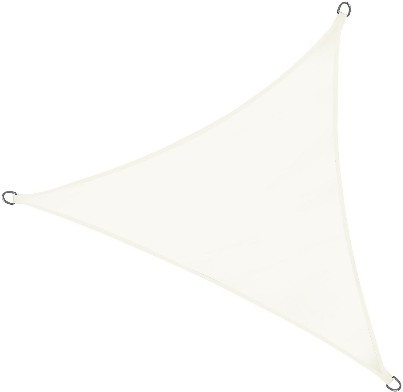 osoltus Seilspannsonnensegel Sonnensegel 3,6m x 3,6m x 3,6m elfenbein/weiß dreiceckig Samos von osoltus
