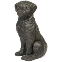 Solid Rock Stoneworks Rottweiler Sitzend - 32 cm Hoch Graphite von SolidRockStoneworks