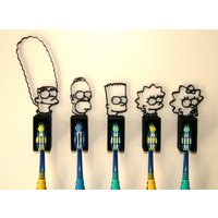 Toothbrush Holder Simpson Edition - The Simsons Family Hang Toothbrush Holder Simpson Edition - The Simsons Family Hang von SolidSwissSolutions