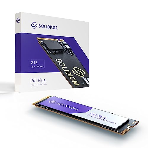 Solidigm SK HYNIX NAND Product Solutions SSD P41 Plus 2TB M.2 80mm PCIe x4 3D4 QLC Retail Single Pack von Solidigm