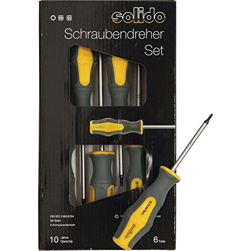 SOLIDO 1579800003 Schraubendreher Satz 6-teilig | Torx von Solido