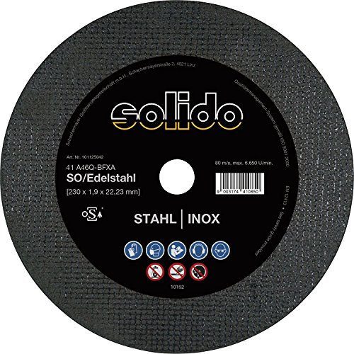SOLIDO 441082 Trennscheibe gerade 115 x 1.0 mm 2in1 dünn SOLIDO 441082 Trennscheibe gerade 115 x 1.0 mm 2in1 dünn von Solido