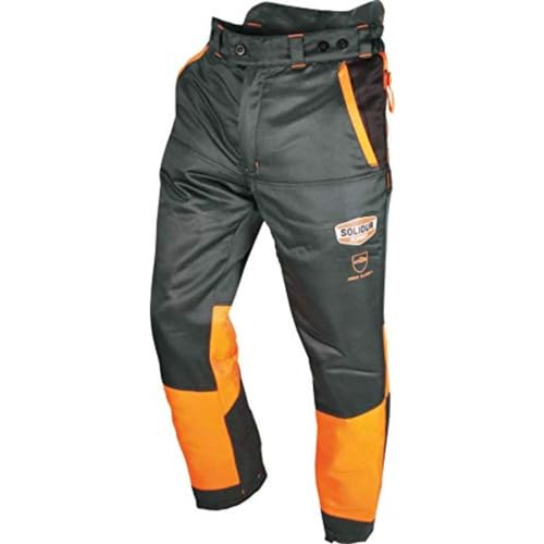 Solidur AUPA7M-2XL Pantalon Authentic Klasse 1 Typ A Kettensägenschutzhose, 100% Polyester, 7 cm kürzer, Größe 2XL von Solidur