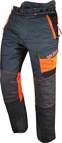 Solidur COPA7MGR - Comfy Typ A Klasse 1 Kettensägenhosen - Version 7 cm kürzer - Außergewöhnlicher Komfort und Schutz - Größe 2XL - Grau von Solidur