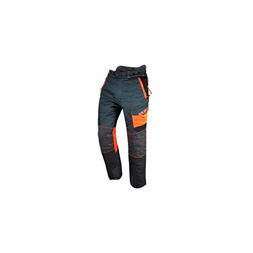 Solidur COPAGR - Comfy Type A Class 1 Kettensägenhose - Außergewöhnlicher Komfort und Schutz - Sicheres und funktionelles Design - Größe 4XL - Grau von Solidur