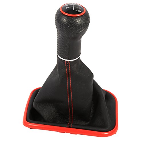 Solinder Autoschichtknopf, 5-Gang-Gangknopf mit Gampferschuh für 1999-2004, MK4, R32 von Solinder