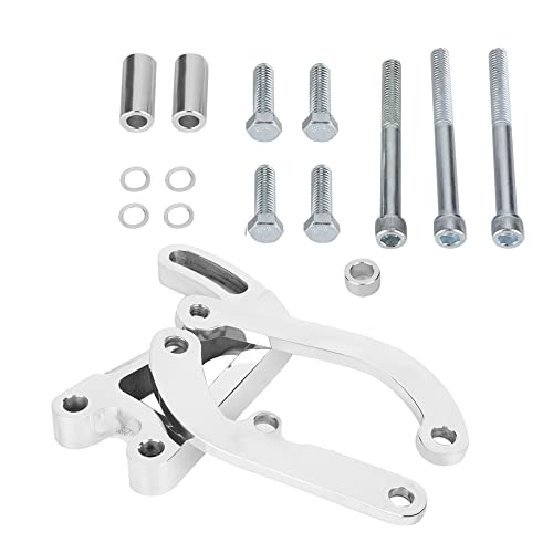 Solinder Hochwertige Aluminiumlegierung der Servolenkungspumpe Montage-Halterung mit Stabiler Leistung und Einfacher Installation, Geeignet für LWP Small Block 262-400, Exquisite von Solinder