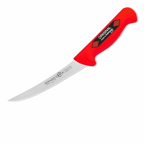 EIKASO Solingen Schlachtermesser, Metzgermesser Butcher Knife Ausbeinmesser (gebogen 16 cm) von EIKASO