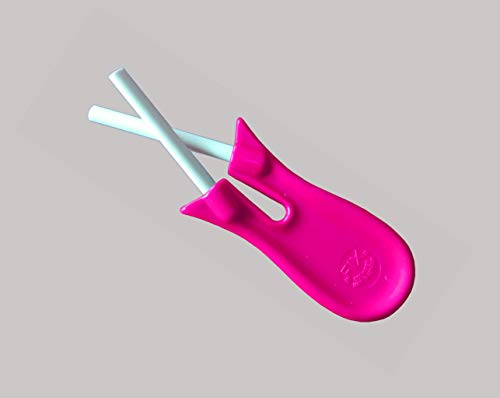 FIX Kreuzschleifer Keramik Wetzstahl Messer Sense Messerschärfer Solingen (Pink) von Solingen