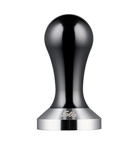 Solis Barista Tamper 51 mm - Kaffe Zubehör/Barista Zubehör für Espressomaschinen mit 51 mm Siebträger - Abnehmbarer Griff - Rostfreier Edelstahl - Silber Solis Barista Tamper 51 mm - Kaffe Zubehör/Barista Zubehör für Espressomaschinen mit 51 mm Siebträger - Abnehmbarer Griff - Rostfreier Edelstahl - Silber von Solis