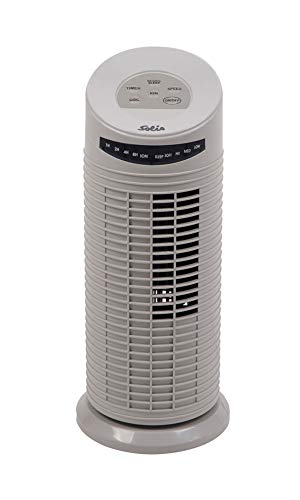 Solis Turmventilator 749 mit Ionengenerator und Schwenkfunktion - Tower Ventilator - 43 cm Höhe - Weiß von Solis
