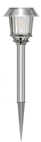 SOLITHIA Solarlampe für Außen GartenSolarleuchte wetterfest Edelstahl Glas Aluminium von Solithia