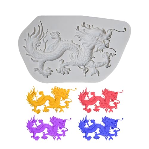Sollee Chinesische Sternzeichen-Drachenform,Sternzeichen-Harzformen Silikon - Cartoon-Form, Drachenform, chinesisches Sternzeichen, Silikonform für Drachen- und Neujahrsgeschenk Sollee Chinesische Sternzeichen-Drachenform,Sternzeichen-Harzformen Silikon - Cartoon-Form, Drachenform, chinesisches Sternzeichen, Silikonform für Drachen- und Neujahrsgeschenk von Sollee