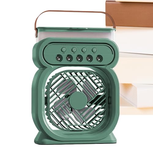 Sollee Nebel Ventilator | Tragbarer Tisch-Lüfter Mit Sprühfunktion,Leiser Wiederaufladbarer Luftbefeuchter Und Luftzirkulator Mit Nachtlicht Für Schlafzimmer Camping Küche Zuhause Angeln Urlaub Sollee Nebel Ventilator | Tragbarer Tisch-Lüfter Mit Sprühfunktion,Leiser Wiederaufladbarer Luftbefeuchter Und Luftzirkulator Mit Nachtlicht Für Schlafzimmer Camping Küche Zuhause Angeln Urlaub von Sollee