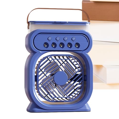 Sollee Tragbarer Vernebelungsventilator,Tragbarer Schreibtisch Ventilator Mit Befeuchtung - Leiser Wiederaufladbarer Luftbefeuchter Und Luftzirkulator Mit Nachtlicht Für Schlafzimmer Camping Küche Sollee Tragbarer Vernebelungsventilator,Tragbarer Schreibtisch Ventilator Mit Befeuchtung - Leiser Wiederaufladbarer Luftbefeuchter Und Luftzirkulator Mit Nachtlicht Für Schlafzimmer Camping Küche von Sollee