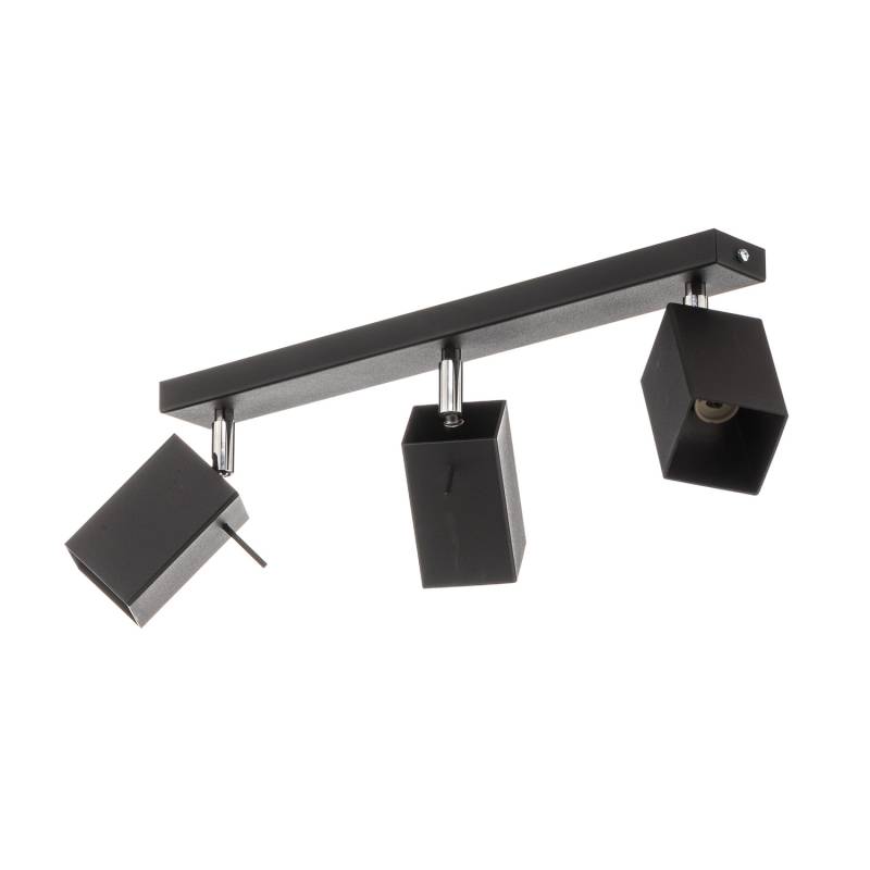 Sollux Lighting Deckenstrahler Leuchte Square Schwarz Dreiflammig Gu10 Stahl B-Ware von Sollux Lighting