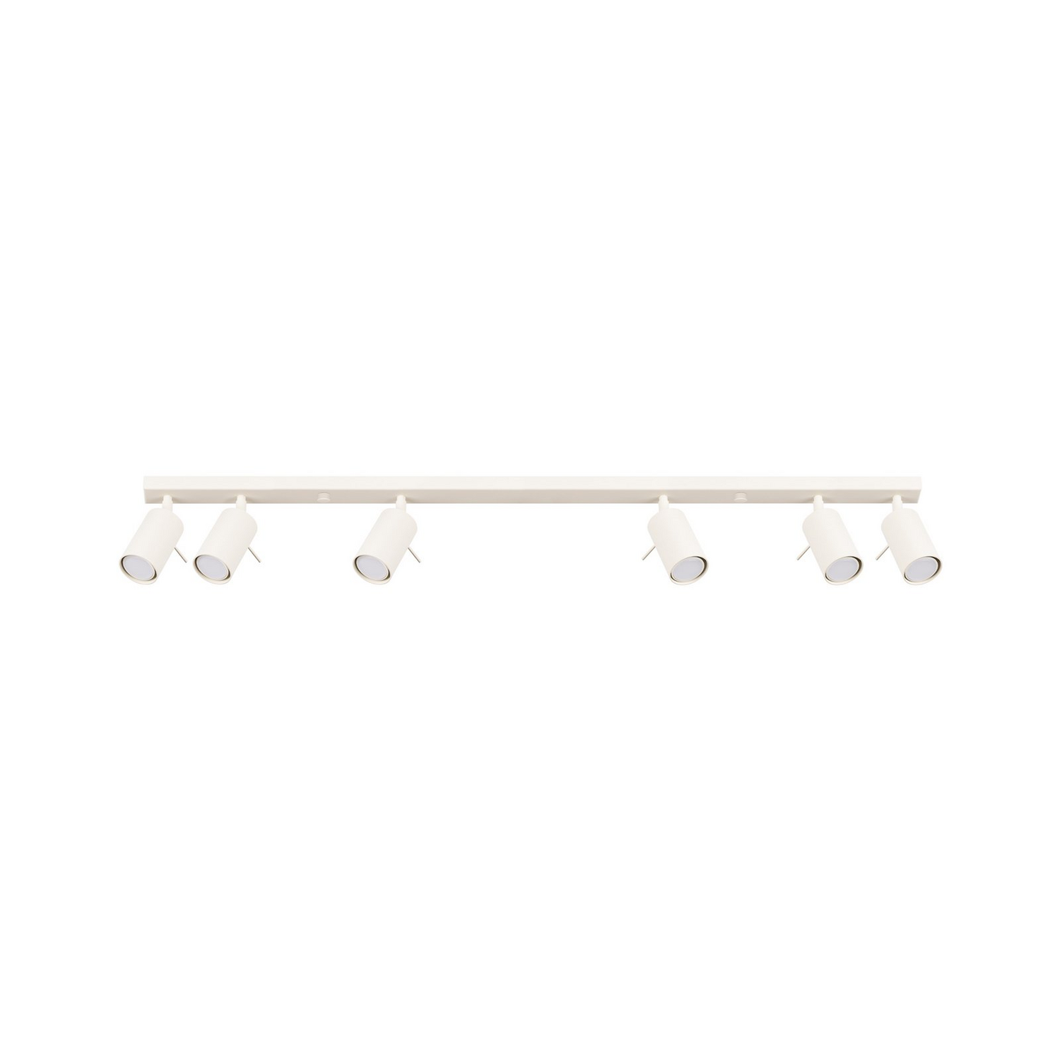 Sollux Lighting Deckenstrahler Ring Lampe Led Gu10 Beige 117 Cm Stahl 6 Flammig B-Ware von Sollux Lighting