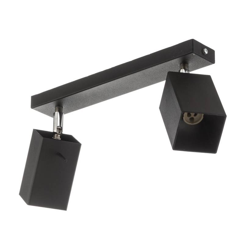 Sollux Lighting Deckenstrahler Spot Square Schwarz Zweiflammig Lampen B-Ware von Sollux Lighting