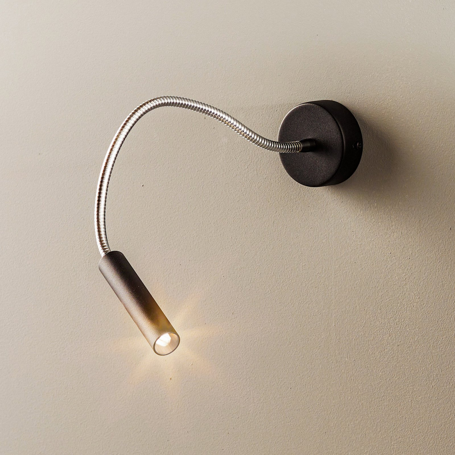 Sollux Lighting Wandleuchte Lampe Wandlampe Schwarz Flexarm Lampe Spot Leselampe B-Ware von Sollux Lighting